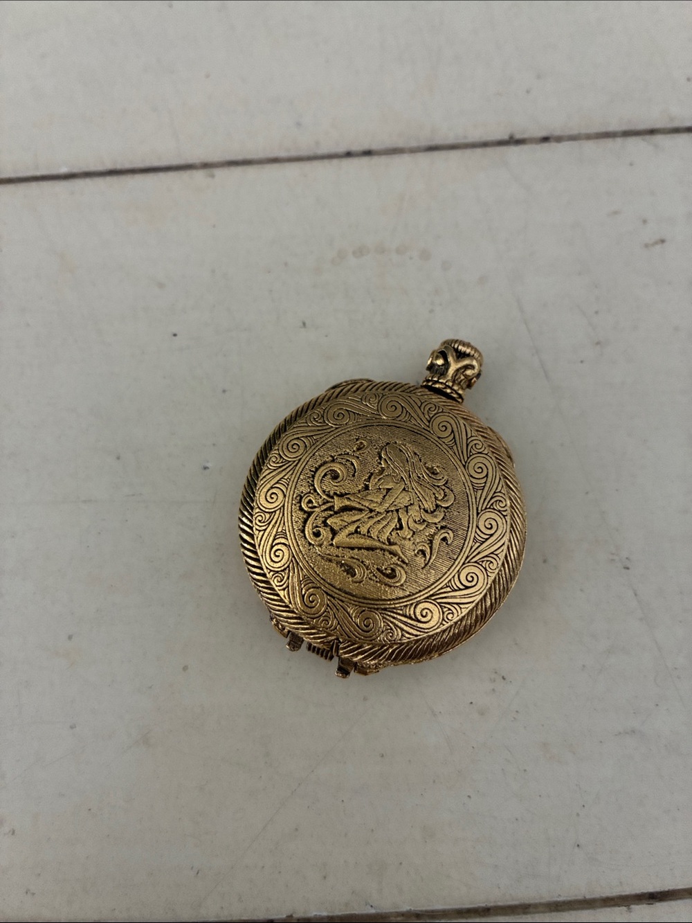 Vintage Max Factor solid perfume compact